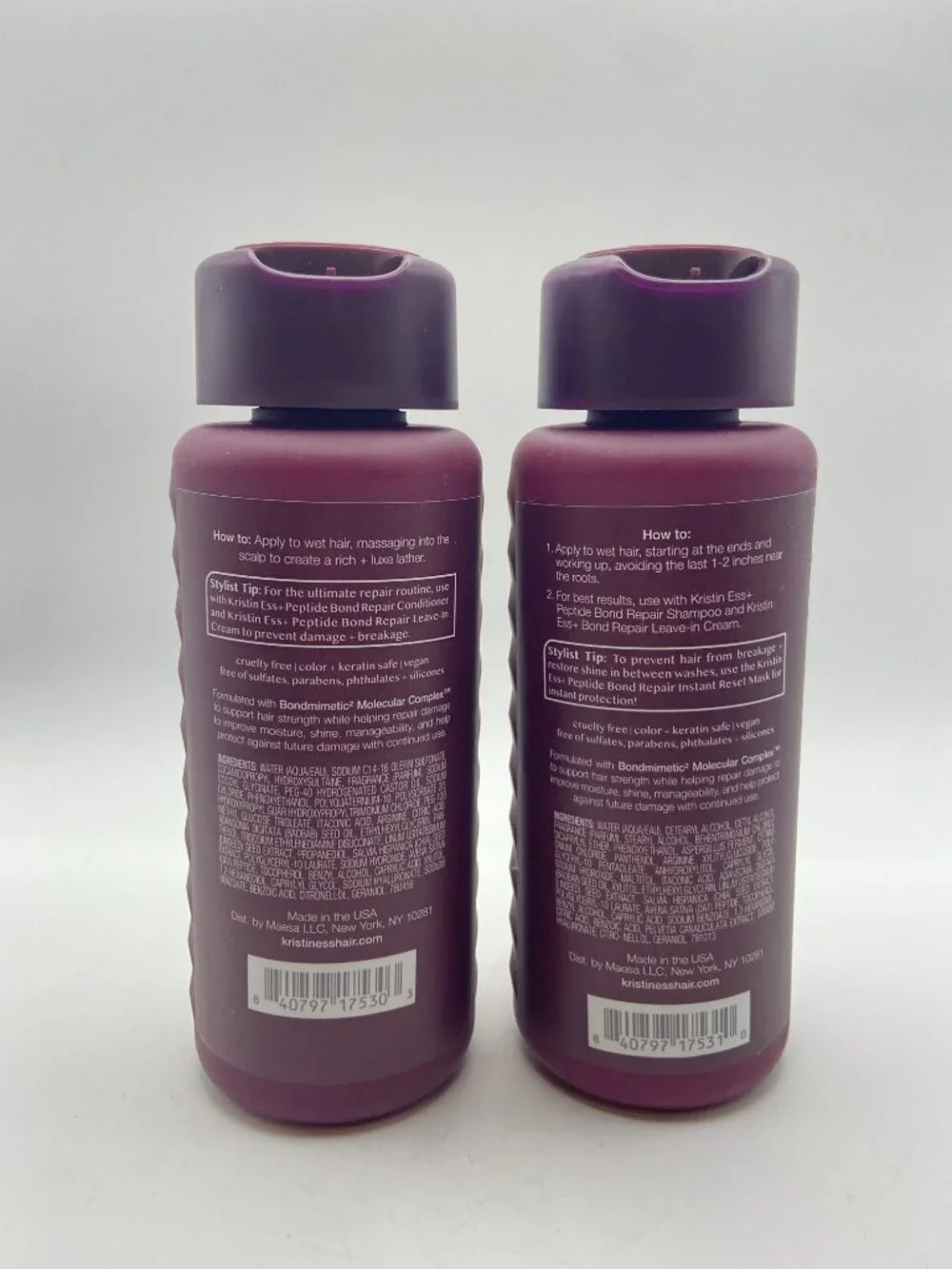 Kristin Ess+ Peptide Bond Repair Shampoo & Conditioner Set (10 fl oz / 296 mL ea